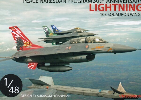 F16A Fighting Falcon (Lightning, 103sq wing 1 RTAF 30th Anniversary special markings)  VMS0348003