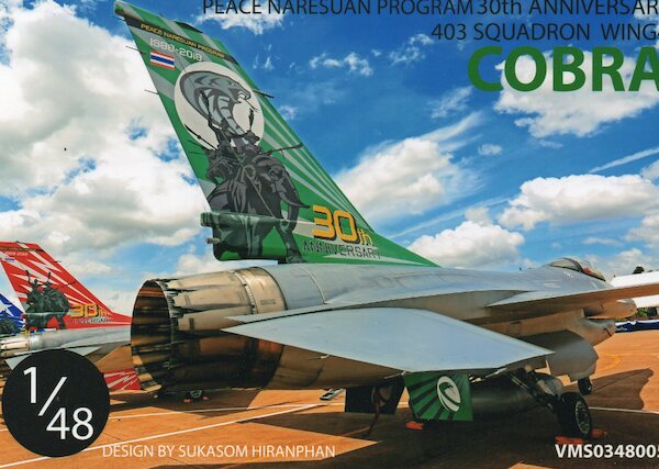 F16A Fighting Falcon (Cobra, 403sq wing 4 RTAF 20th Anniversary special markings) VMS0348005