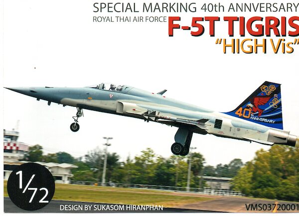 F5T Tigris (40th Ann Special markings Royal Thai AF "High-Vis" VMS0372001