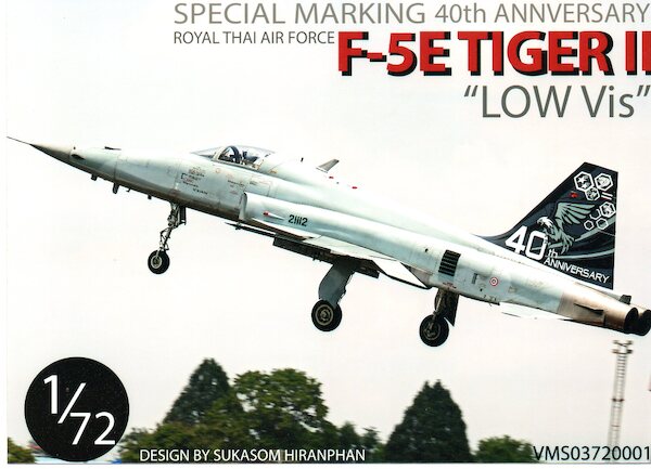 F5E Tiger (40th Ann Special markings Royal Thai AF "Lo-Vis"  VMS0372002