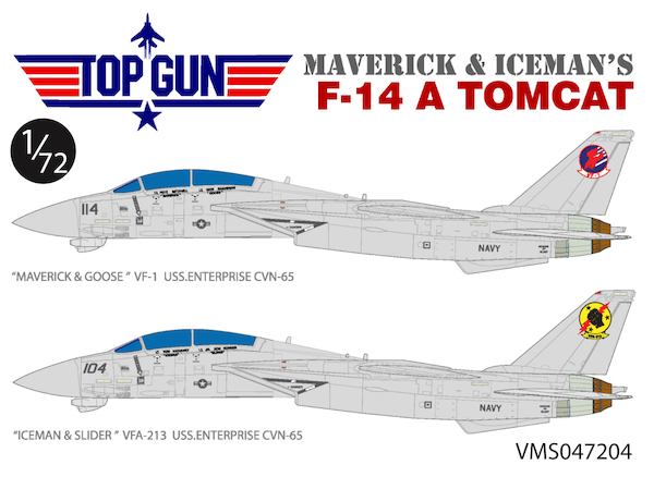 Topgun: Maverick & Iceman's F14 Tomcats VMS047204