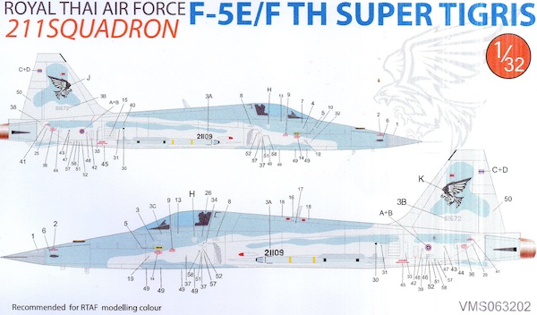 F5E/F TH Super Tigris (211sq Royal Thai AF )  VMS063202
