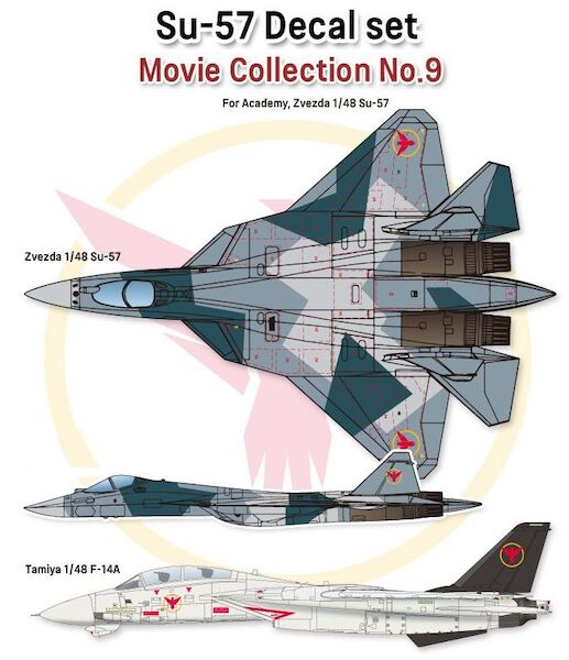 Rogue nation fighter fleet Su57 and Topgun-Maverick F14 VMS064803