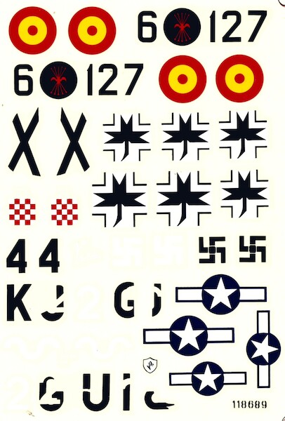 Bf109 (Luftwaffe,Spanish AF,Croatian AF), ME262B V4803