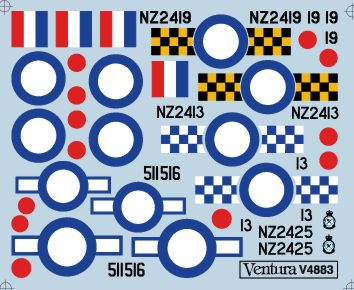 RNZAF P-51D Mustangs, Auckland and Wellington Sqns  V4883