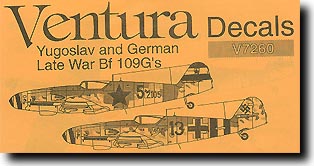 Messerschmitt BF109G(Yugoslav AF & Late Luftwaffe) V7260
