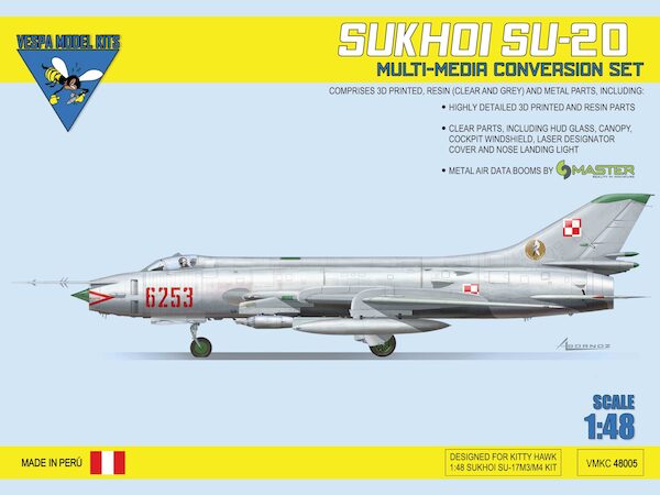 Sukhoi Su-20 “Fitter C” conversion set (Kittyhawk / Hobby Boss) VMKC48005