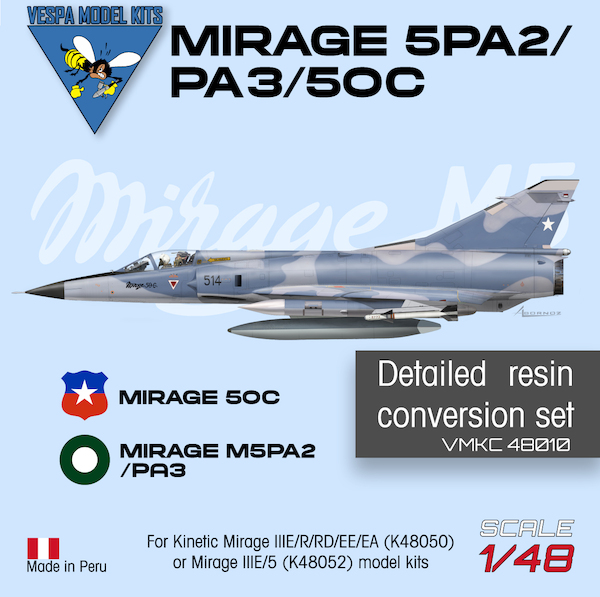 Mirage 50C/Mirage 5PA2/PA3 conversion set (Kinetic) VMKC48010