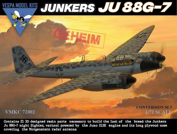 Junkers Ju 88G-7 conversion (Hasegawa) VMKC72002