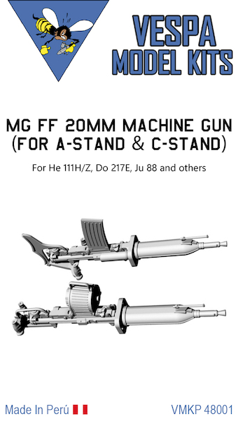 2x MG FF 20mm Cannon for A and C stand  VMKP48001