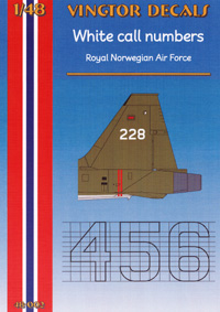 White call Numbers (Royal Norwegian AF)  48-002