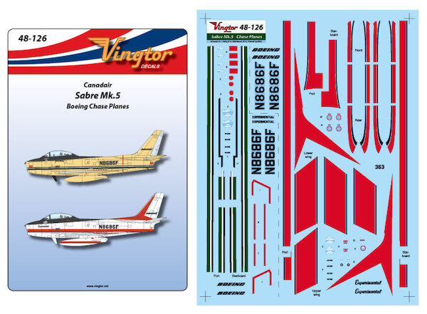 Canadair Sabre Mk.5 - Boeing Chase Planes  48126