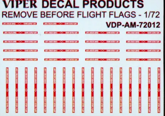 Remove before flight flags Various sizes AM72012