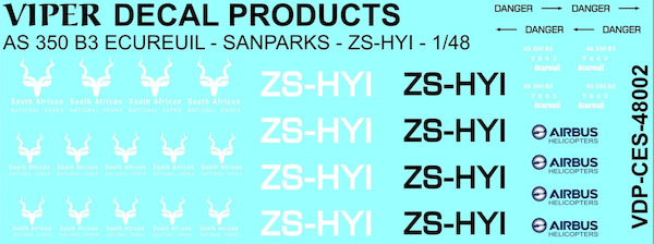 SANparks AS350 B3 Ecureuil (ZS-HYI) CES48002
