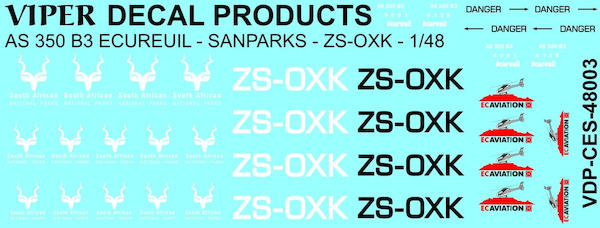 SANparks AS350 B3 Ecureuil (ZS-OXK) CES48003