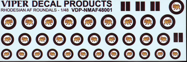 Rhodesian AF Markings 1964-1979 MAF48001