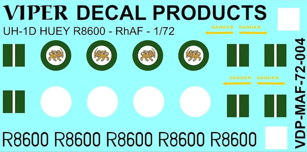 Bell UH1D Huey ("R8600" Rhodesian AF) MAF48004