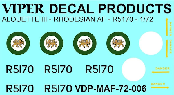 Alouette III ("5170" Rhodesian AF) MAF48006