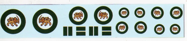 Rhodesian AF Markings 1964-1979 (set A) MAF72009A
