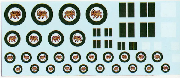 Rhodesian AF Markings 1964-1979 (set B) MAF72009B