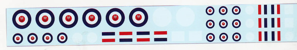 Rhodesian AF Markings 1953-1963 'Triple Assegaai" MAF72010A