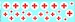 Various sizes Red Crosses MSA-REDCROSS