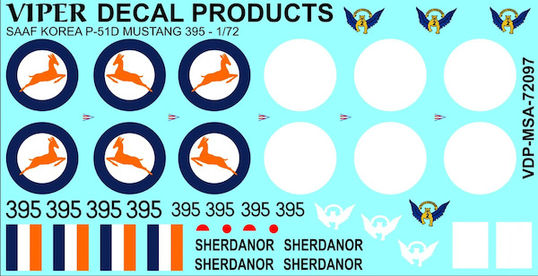 SAAF P52D Mustang Korean War  MSA32097