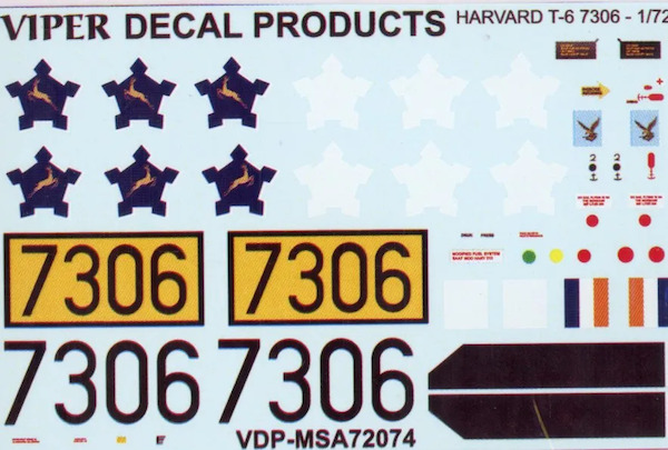 SAAF Harvard T6 (7306, 7sq) MSA72074