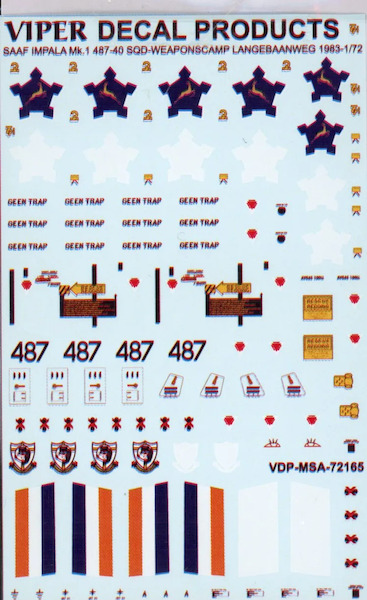 SAAF Impala MK1 (487, 40sq Weapons camp Langebaanweg 1983) MSA72165
