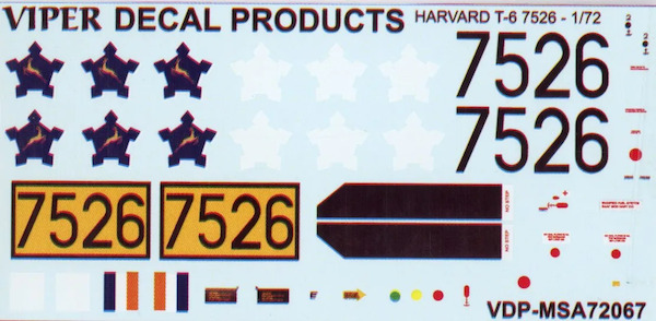 SAAF Harvard T6 (7406, 7sq) MSA7274
