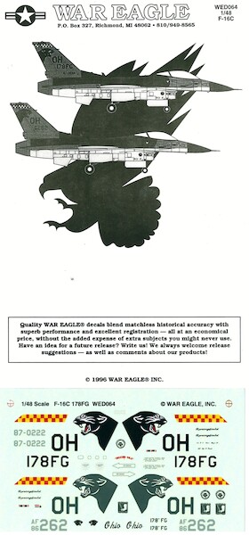 F16C Fighting Falcon (178FG Ohio ANG)  WED064