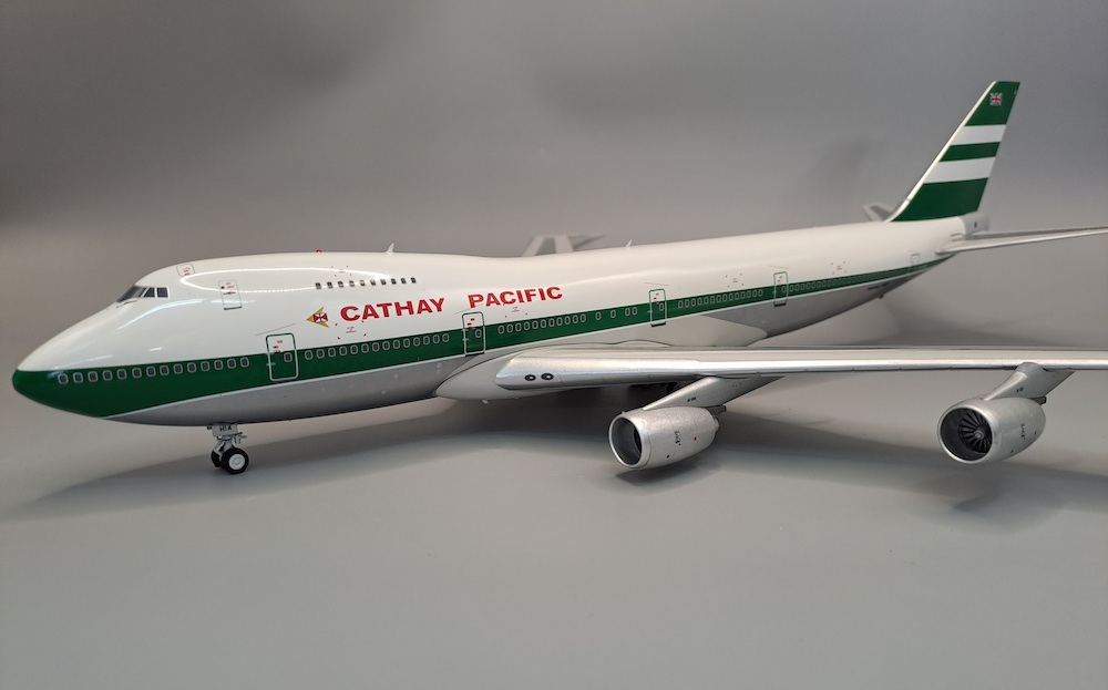 WB Models WB-747-2-028P Boeing 747-200 Cathay Pacific Polished VR