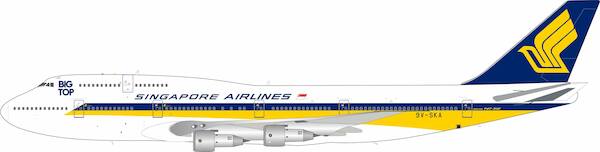 Boeing 747-312 Singapore Airlines “Big Top” 9V-SKA  WB-747-3-007