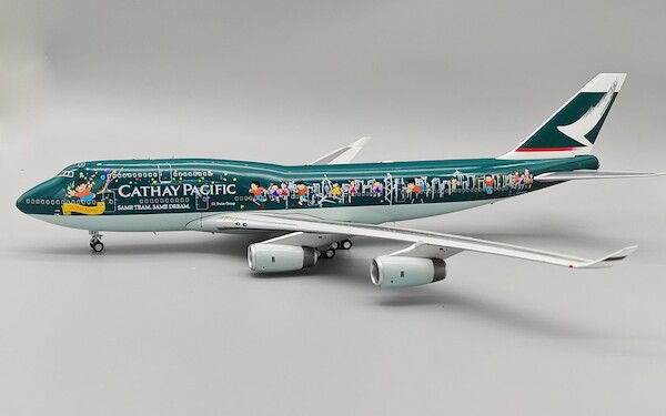Boeing 747-467 Cathay Pacific Airways "Sprit of Hong Kong" B-HOX  WB-747-4-064