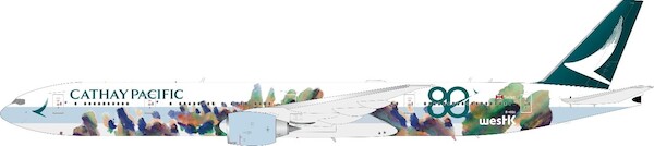 Boeing 777-300ER Cathay Pacific “Spirit of Hong Kong  80th Anniversary” B-KQU  WB-777-3-024C