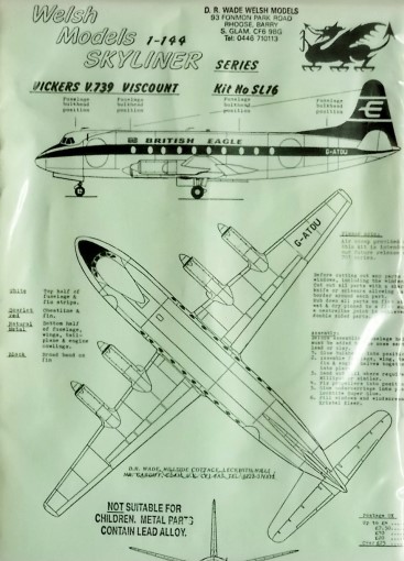 Vickers V739 Viscount (British Eagle)  SL16