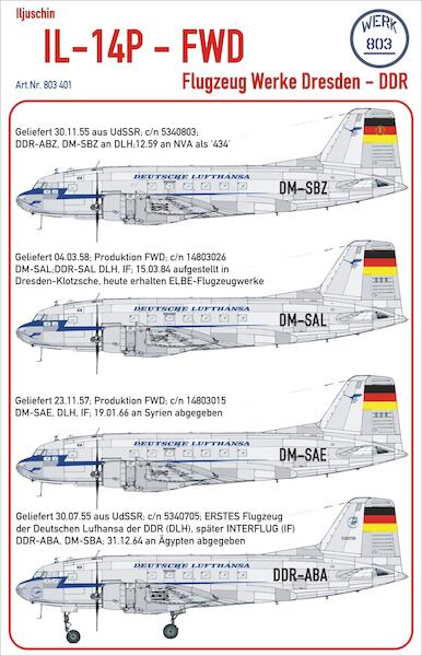 Ilyushin IL14P - FWD (Deutsche Lufthansa) (BACK IN STOCK) 803401