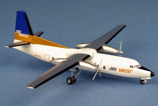 Fairchild FH227 Friendship Air West N746L WM127