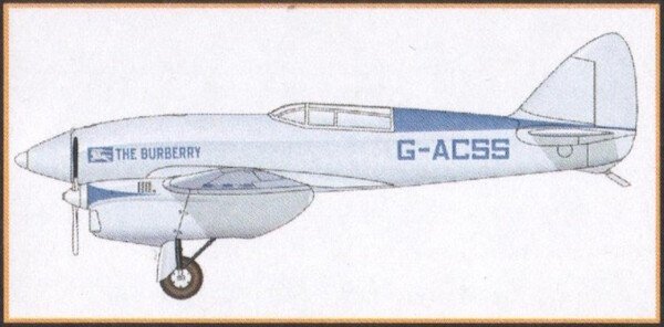 DH88 Comet racer G-ACSS 'The Burberry"  WB72028