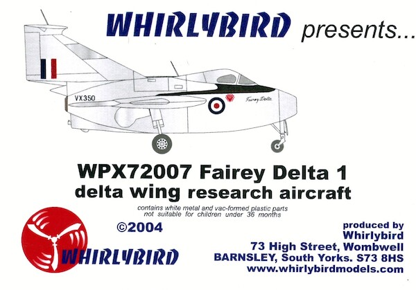 Fairey Delta 1 (Former Maintrack vacform)  WPX72007