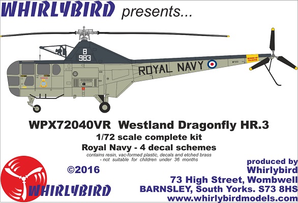 Dragonfly HR3 (Royal Navy)  WPX72040VR