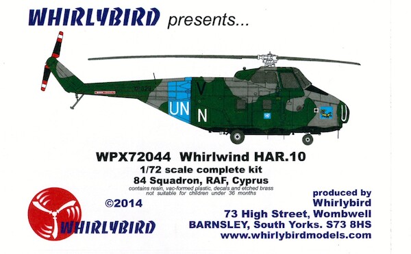 Westland Whirlwind HAR10 (84sq RAF Cyprus)  WPX72044