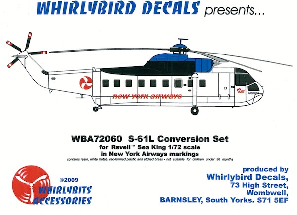 Sikorsky S61L Conversion set (New York Helicopters) WBA72060