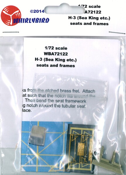 H3 Sea King pilot seats and frames  WBA72122