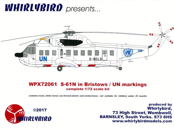 Sikorsky S61N (Bristow - operated in Congo for UN)  WPX72061