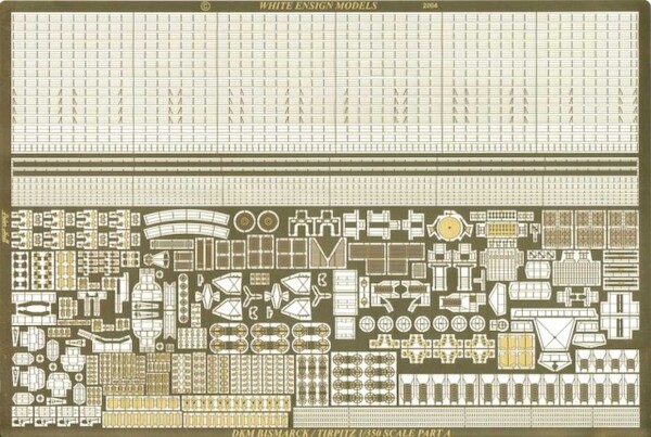 Ultimate Bismarck/Tirpitz detail set (Tamiya) PE3529