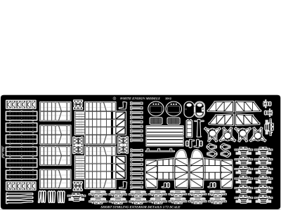 Short Stirling Exterior & Bomb Bay Detail Set (Airfix)  PE7249