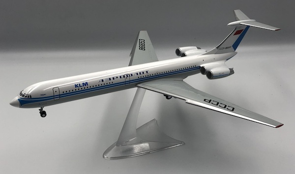 Ilyushin IL62 Aeroflot CCCP-86653 with KLM titles limited edition IL62 KLM