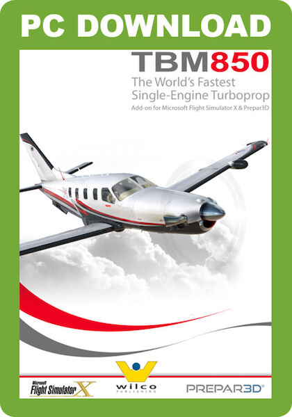 TBM 850 (download version FSX, P3D) 0649875001486-D