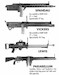 World War One Aeroplane Machine gun 4 gun collection guns-set